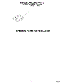 07 - Miscellaneous, Optional parts for Estate Dishwasher TUD5700KB0 from AppliancePartsPros.com