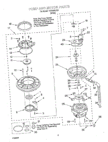 04 - Pump And Motor parts for Estate Dishwasher TUD6000JQ0 from AppliancePartsPros.com