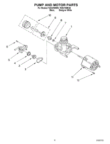 05 - Pump And Motor parts for Estate Dishwasher TUD4700KB0 from AppliancePartsPros.com