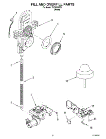 06 - Fill And Overfill Parts parts for Estate Dishwasher TUD8750SD0 from AppliancePartsPros.com