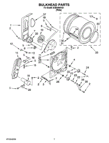 04 - Bulkhead Parts, Optional Parts (Not Included) parts for Estate Dryer EGD4300VQ1 from AppliancePartsPros.com