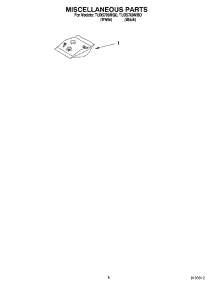 07 - Optional Parts (Not Included) Miscellaneous Parts parts for Estate Dishwasher TUD5700MBO from AppliancePartsPros.com