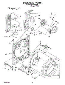 03 - Bulkhead Parts parts for Estate Dryer EGD4400WQ0 from AppliancePartsPros.com