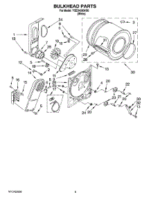 03 - Bulkhead Parts, Optional Parts (Not Included) parts for Estate Dryer YEED4300VQ0 from AppliancePartsPros.com