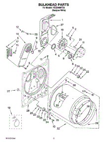 03 - Bulkhead Parts, Optional Parts (Not Included) parts for Estate Dryer YEED4400TQ0 from AppliancePartsPros.com