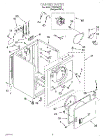 02 - Section parts for Estate Dryer TEDX640EQ0 from AppliancePartsPros.com