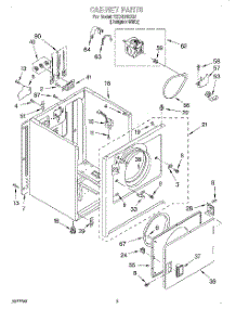 02 - Section parts for Estate Dryer TEDX640EQ1 from AppliancePartsPros.com
