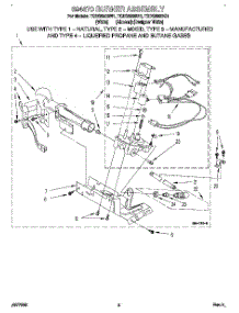 03 - 694670 Burner Assembly parts for Estate Dryer TGDS680BN1 from AppliancePartsPros.com