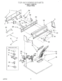 02 - Section parts for Estate Dryer TEDS680EQ0 from AppliancePartsPros.com