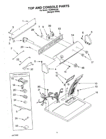 02 - Section parts for Estate Dryer TEDS840JQ0 from AppliancePartsPros.com