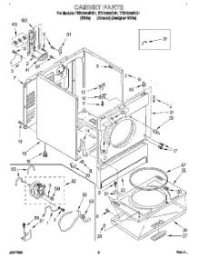 02 - Section parts for Estate Dryer TEDS680BN1 from AppliancePartsPros.com