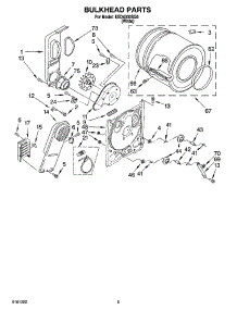 03 - Bulkhead Parts, Optional Parts (Not Included) parts for Estate Dryer EED4300SQ0 from AppliancePartsPros.com