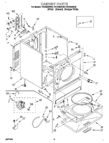 02 - Section parts for Estate Dryer TEDS680BN2 from AppliancePartsPros.com