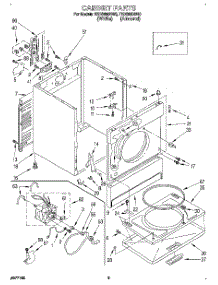 02 - Section parts for Estate Dryer TEDS680BW0 from AppliancePartsPros.com