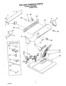 02 - Section parts for Estate Dryer TEDS740JQ0 from AppliancePartsPros.com