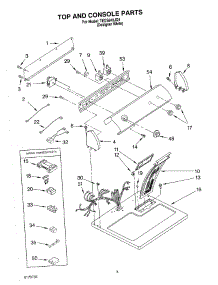 02 - Section parts for Estate Dryer TEDS840JQ1 from AppliancePartsPros.com