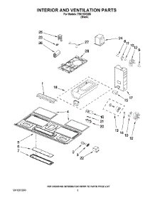 03 - Interior And Ventilation Parts parts for Estate Microwave TMH16XSB5 from AppliancePartsPros.com