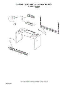 06 - Cabinet And Installation Parts parts for Estate Microwave TMH16XSB5 from AppliancePartsPros.com