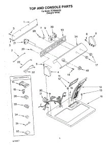 02 - Section parts for Estate Dryer TEDS840JQ2 from AppliancePartsPros.com