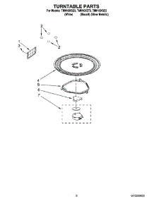 05 - Turntable Parts parts for Estate Microwave TMH16XSQ3 from AppliancePartsPros.com