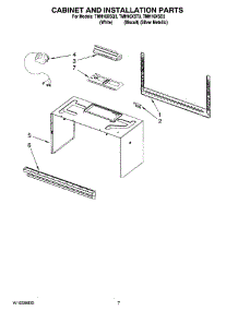 06 - Cabinet And Installation Parts parts for Estate Microwave TMH16XSQ3 from AppliancePartsPros.com