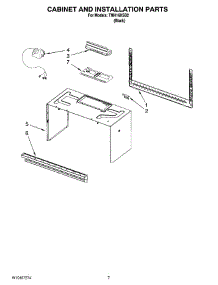 06 - Cabinet And Installation Parts parts for Estate Microwave TMH16XSB2 from AppliancePartsPros.com