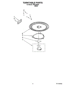 05 - Turntable Parts parts for Estate Microwave TMH16XSB3 from AppliancePartsPros.com