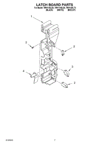 06 - Latch Board parts for Estate Microwave TMH14XLB0 from AppliancePartsPros.com