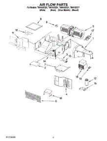 04 - Air Flow Parts parts for Estate Microwave TMH16XST1 from AppliancePartsPros.com