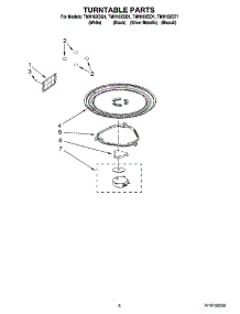 05 - Turntable Parts parts for Estate Microwave TMH16XST1 from AppliancePartsPros.com