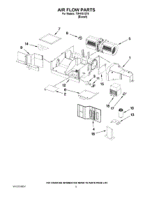 04 - Air Flow Parts parts for Estate Microwave TMH16XST6 from AppliancePartsPros.com