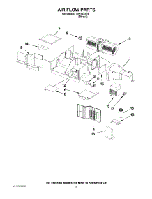 04 - Air Flow Parts parts for Estate Microwave TMH16XST5 from AppliancePartsPros.com