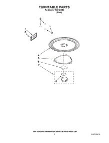 05 - Turntable Parts parts for Estate Microwave TMH16XSB8 from AppliancePartsPros.com