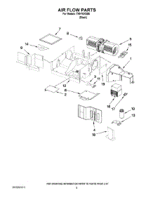 04 - Air Flow Parts parts for Estate Microwave TMH16XSB6 from AppliancePartsPros.com