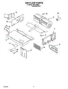 04 - Air Flow Parts parts for Estate Microwave TMH14XMD2 from AppliancePartsPros.com