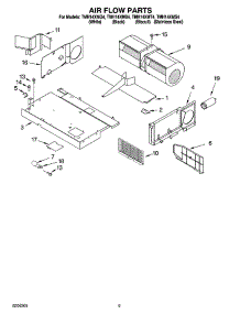 04 - Air Flow Parts parts for Estate Microwave TMH14XMS4 from AppliancePartsPros.com