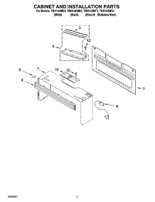 06 - Cabinet And Installation Parts parts for Estate Microwave TMH14XMQ3 from AppliancePartsPros.com