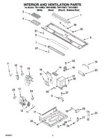 03 - Interior And Ventilation Parts parts for Estate Microwave TMH14XMB3 from AppliancePartsPros.com