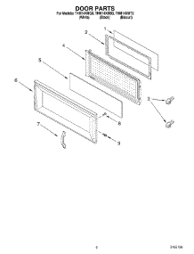 02 - Door Parts parts for Estate Microwave THM14XMT0 from AppliancePartsPros.com