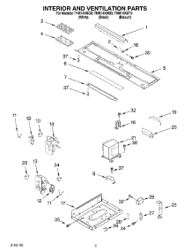 03 - Interior And Ventilation Parts parts for Estate Microwave THM14XMT0 from AppliancePartsPros.com