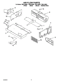 04 - Air Flow Parts parts for Estate Microwave TMH14XMQ1 from AppliancePartsPros.com