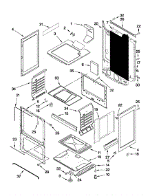 Chassis parts for Estate Range AGP200VDW0 from AppliancePartsPros.com