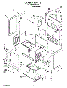 04 - Chassis Parts parts for Estate Range TGP310TQ1 from AppliancePartsPros.com