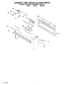 06 - Cabinet And Installation Parts parts for Estate Microwave THM14XMB0 from AppliancePartsPros.com