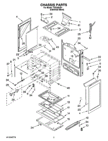 04 - Chassis Parts parts for Estate Range TGS326VD1 from AppliancePartsPros.com