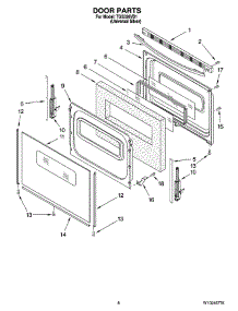 06 - Door Parts, Optional Parts (Not Included) parts for Estate Range TGS326VD1 from AppliancePartsPros.com