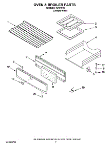 05 - Oven & Broiler Parts parts for Estate Range TGP310TQ1 from AppliancePartsPros.com