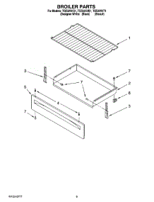06 - Broiler Parts, Optional Parts (Not Included) parts for Estate Range TGS325VQ1 from AppliancePartsPros.com