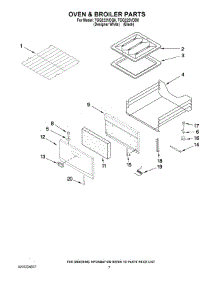 05 - Oven & Broiler Parts parts for Estate Range TGG222VDB0 from AppliancePartsPros.com