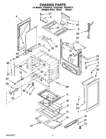 04 - Chassis Parts parts for Estate Range TGS325VT1 from AppliancePartsPros.com